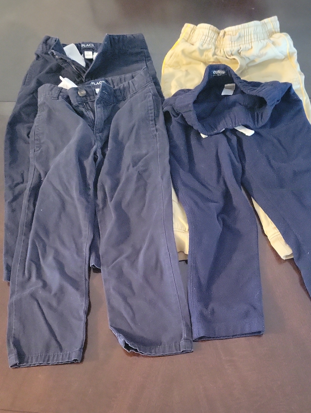 4 - Place Navy and White Kids Pants Pair